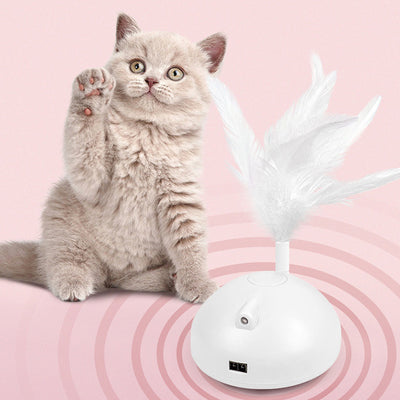 Juguete Interactivo para Gatos con Varita Automática y Carga USB