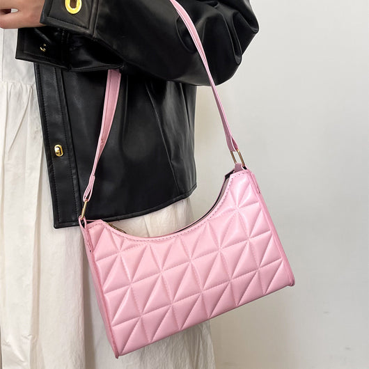 Bolsa de Hombro Clásica Rhombus para Mujer - Diseño Versátil - Image 7