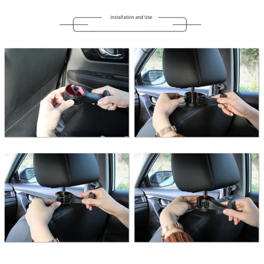 Gancho Organizador para Reposacabezas del Auto - Soporte Multifuncional para Teléfono y Accesorios - Image 34