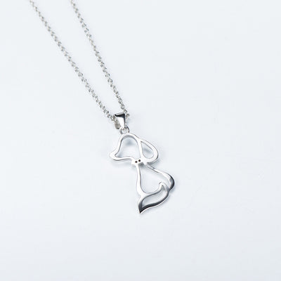 Collar de Plata 925 con Dije de Perro para Mujer - Image 10