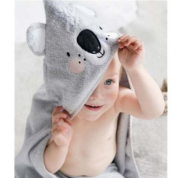 Toalla de Baño Infantil con Capa de Dinosaurio Grande
