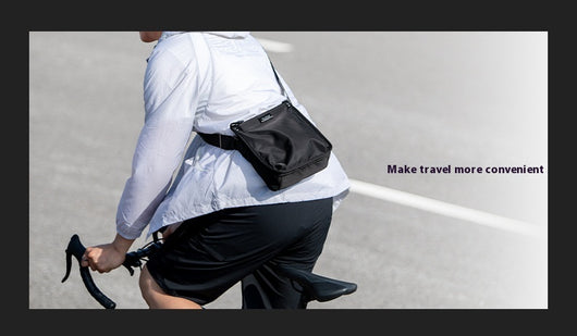 Bolsa Crossbody Oxford Asimétrica para Hombre - Estilo Casual y Funcional - Image 12
