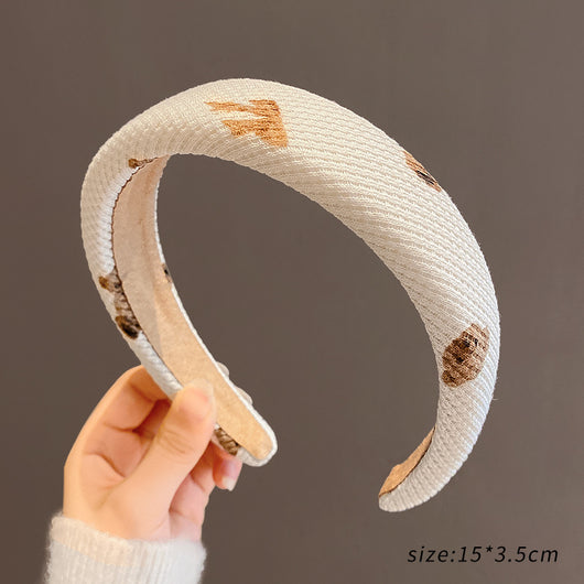 Diadema de Felpa Estilo Retro Francés para Mujer - Image 5