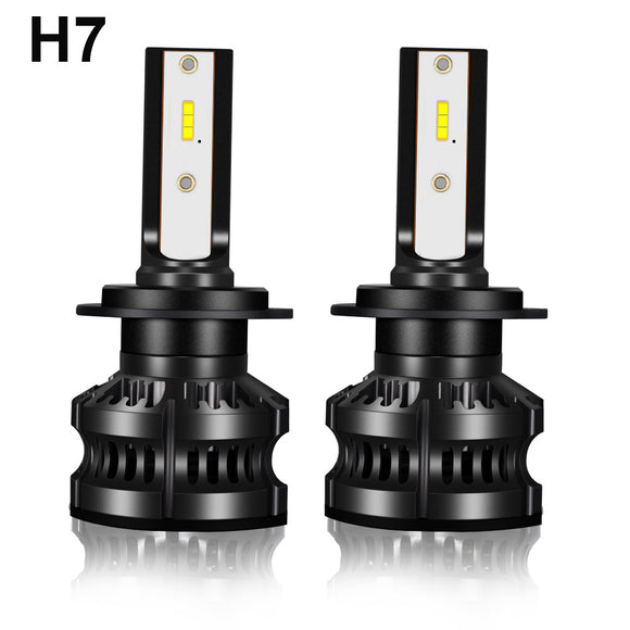 Faros LED M5 CSP - Iluminación Potente H1 H4 H7 H11 9005 9006