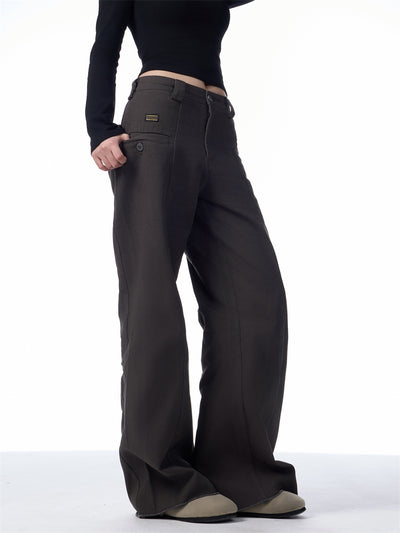Pantalones Retro Holgados para Mujer - Comodidad Clásica - Image 11