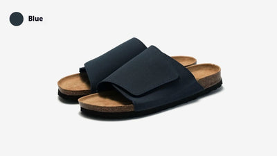 Pantuflas de Corcho y Cuero para Hombre - Sandalias Retro Cómodas - Image 27