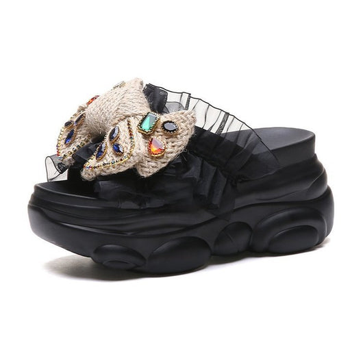 Sandalias Plataforma para Mujer con Moño - Versátiles y Cómodas - Image 7