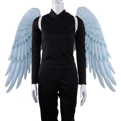 Alas de Ángel Oversized Unisex Negro y Blanco para Halloween - Image 23