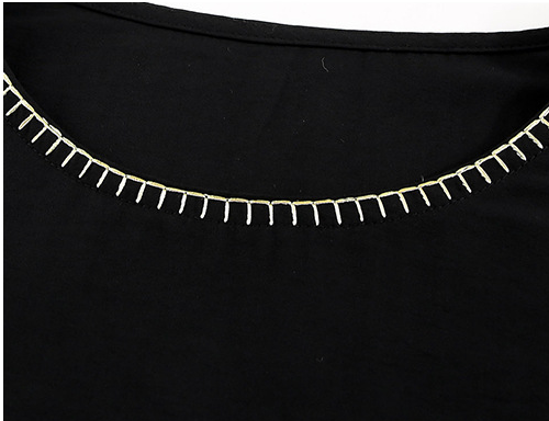 Blusa Casual para Mujer con Bordados y Mangas Linterna - Image 12