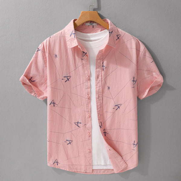 Playera Básica con Estampado de Letras