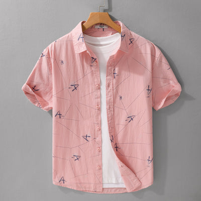 Playera Básica con Estampado de Letras