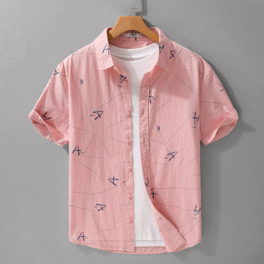 Playera Básica con Estampado de Letras