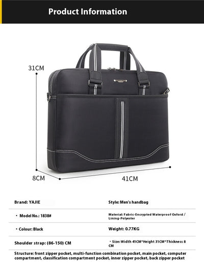 Maletín Ejecutivo Oxford para Laptop con Gran Capacidad - Image 12
