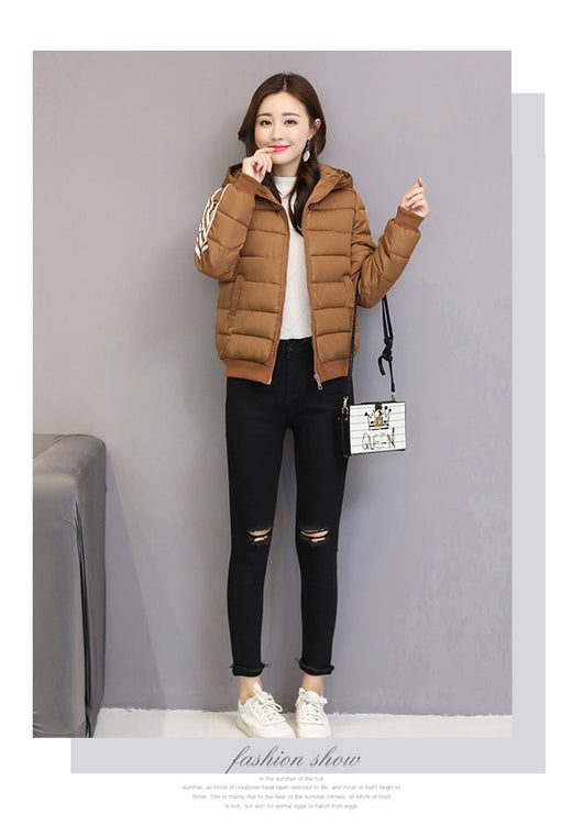 Chaqueta de Algodón Corta con Capucha - Abrigo Slim Fit para Invierno - Image 30