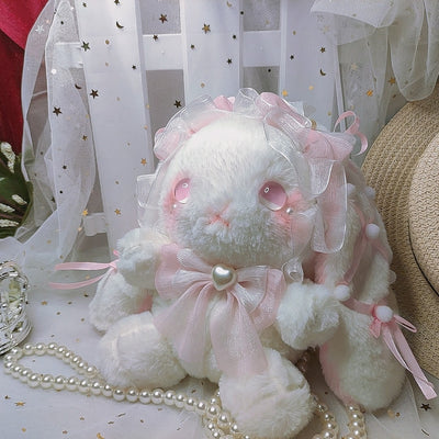 Bolsa Mensajera Peluche Conejo Lop Ears - Diseño Artesanal Adorable - Image 44