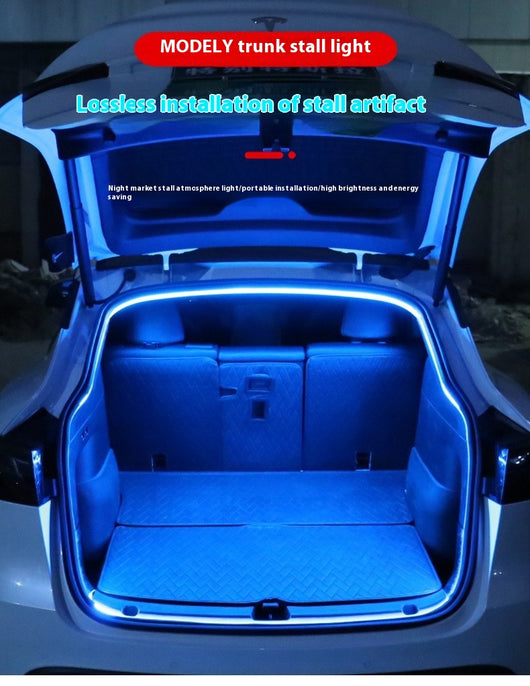 Kit de Iluminación Ambiental para Maletero Tesla con Luz Trasera LED - Image 14