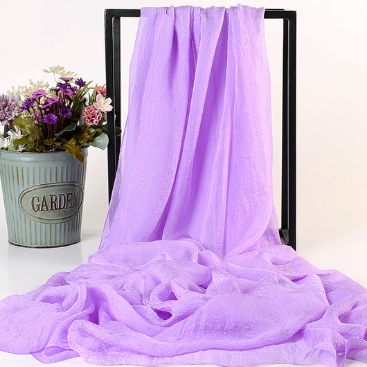Pañuelo de Seda Simulada para el Sol - Chal Protector UV para Mujer - Image 40