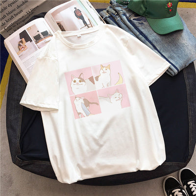 Playera Estampada con Gato Cartoon - Image 10