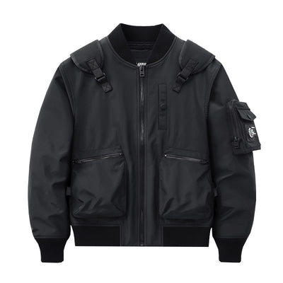 Chaqueta Funcional para Hombre Primavera Otoño con Múltiples Bolsillos