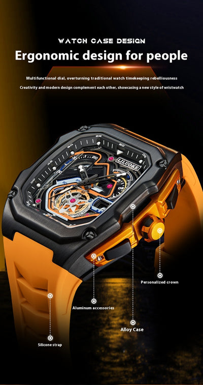Reloj Deportivo Multifunción Luminoso Resistente al Agua con Diseño 3D - Image 8