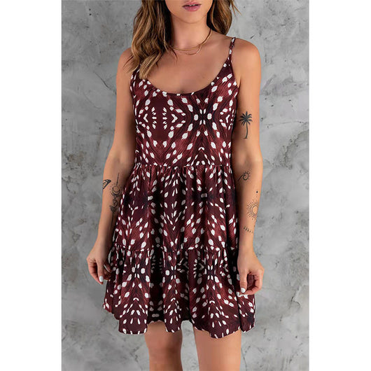 Vestido Bohemio Estampado de Tiras para el Día a Día - Image 10