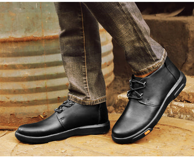 Zapatos Casuales de Cuero Nobuk para Hombre con Suela Flexible - Image 2