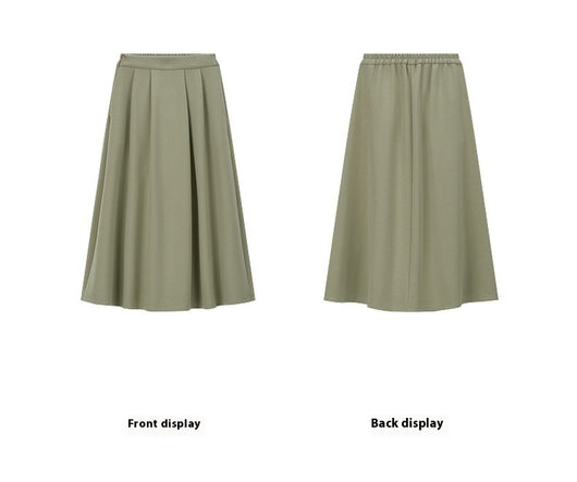 Falda Sastre Casual Verde Guisante para Mujer - Image 28