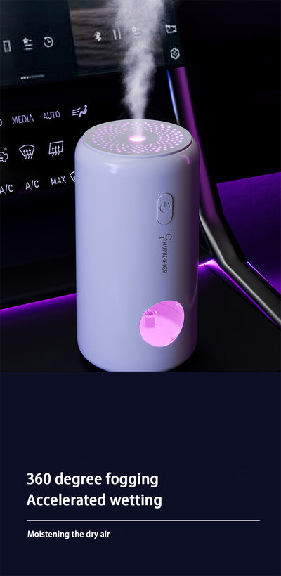 Humidificador Inalámbrico para Auto con Purificador de Aire y Aromaterapia - Image 9