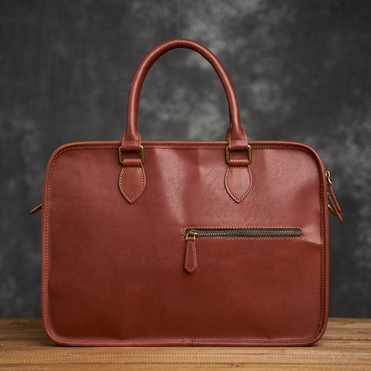 Bolso Horizontal de Cuero Genuino para Hombre Estilo Retro - Image 2