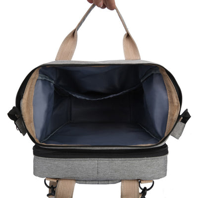 Bolsa Mochila Convertible para Cuna Portátil Plegable - Image 11