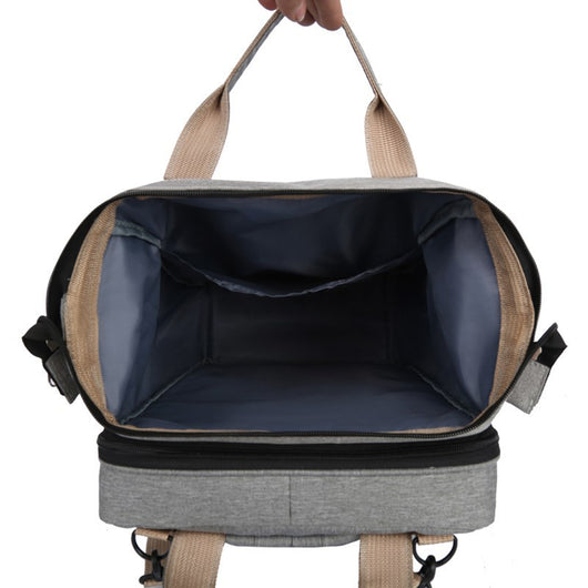 Bolsa Mochila Convertible para Cuna Portátil Plegable - Image 11