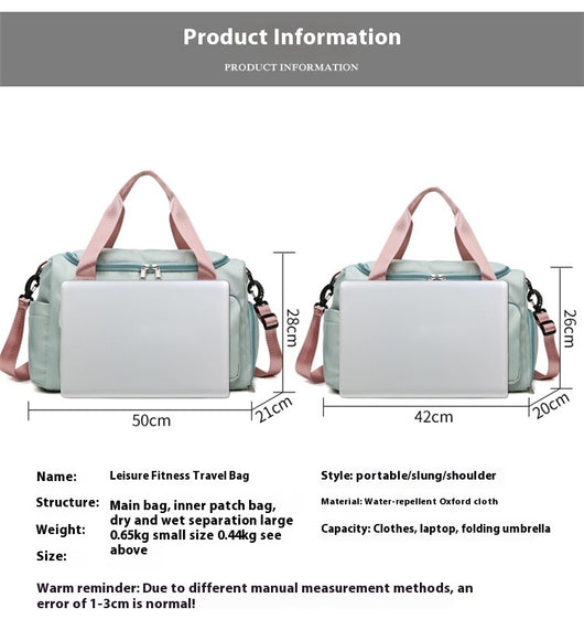 Bolsa Deportiva Inteligente con Separación Seco-Húmedo - Image 34