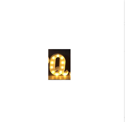 Letras y Números LED Luminosos para Decoración - Lámpara de Batería Romántica - Image 66