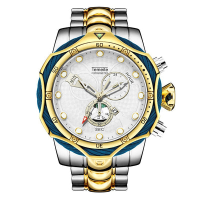 Reloj de Acero Inoxidable para Hombre con Movimiento de Cuarzo - Image 8