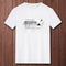 Camiseta Suelta de Algodón para Hombre de Manga Corta