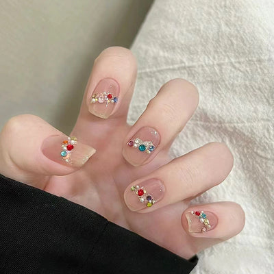 Uñas Postizas Cat Eye Rubor - Parches de Manicura Lista para Usar - Image 9