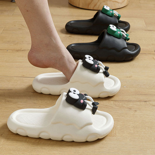 Pantuflas Rana de Dibujos Animados con Suela Suave Antideslizante para Mujer - Image 3