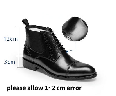 Botas Martin para Hombre Cuero Retro Otoño Invierno - Image 9