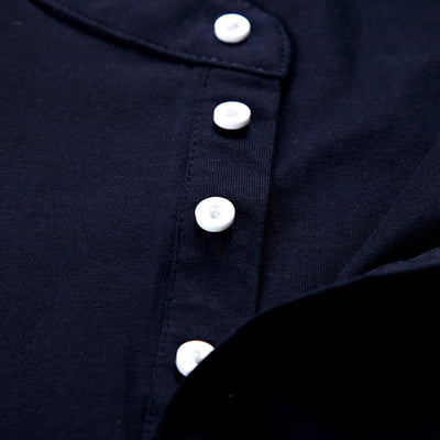 Camiseta Manga Larga Cuello Mao de Algodón para Hombre - Image 6