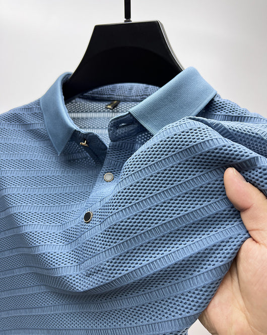 Camiseta Hombre Manga Corta Mesh Calada Seda de Hielo Premium - Image 11