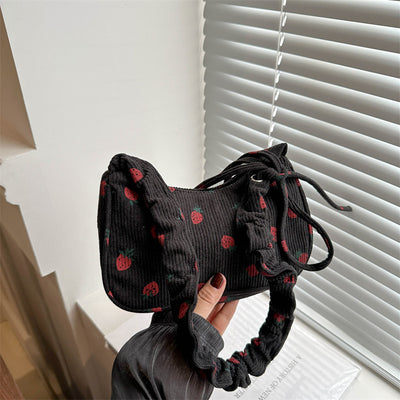 Bolsa Cuadrada de Pana Versátil para Commuter - Image 7