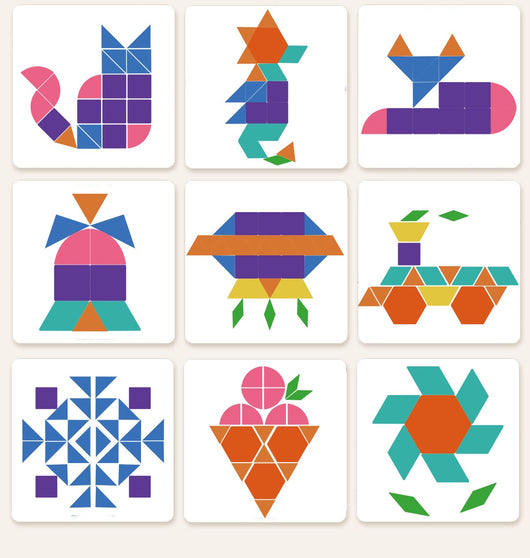 Puzzle Tangram Educativo para Niños - Bloques de Construcción Lógica - Image 13