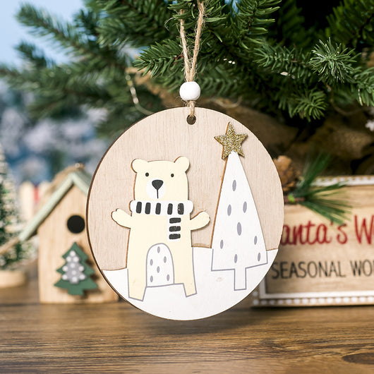 Adorno Navideño de Madera Pintada - Colgante Decorativo - Image 13