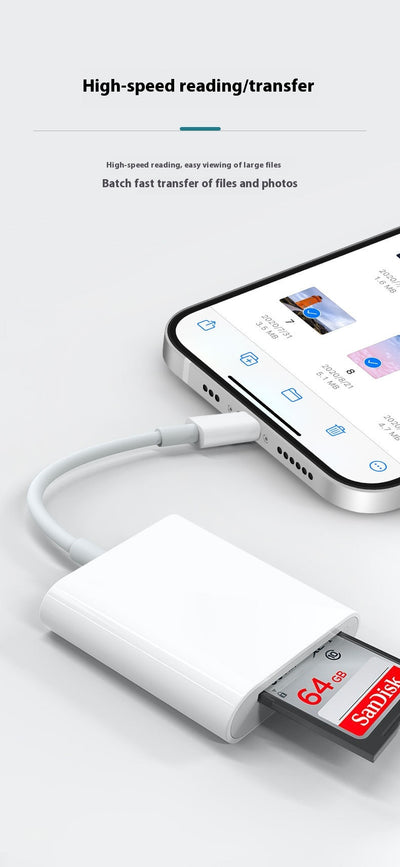 Adaptador Lector de Tarjetas OTG USB-C para Móvil y Cámara - Image 8