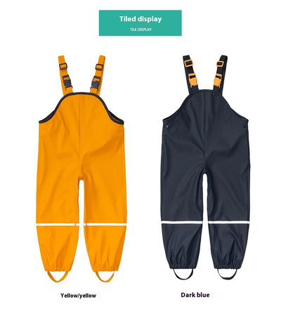 Pantalón Impermeable Transpirable con Tirantes para Niños - Image 14