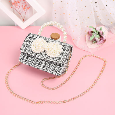 Bolso Mensajero Doble Propósito con Detalle de Moño Perla - Image 8