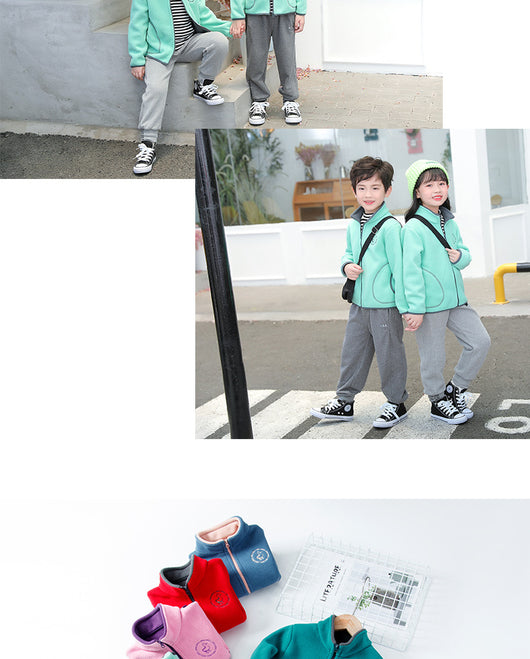 Conjunto Infantil Cardigan Polar con Capucha - Image 34
