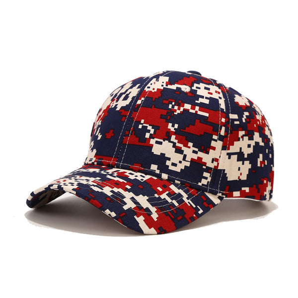 Gorra Casual Coreana para Mujer con Estampado Digital Grid