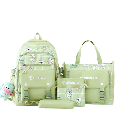Mochila Escolar Primaria para Niñas - Set de Cuatro Piezas - Image 7