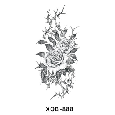 Tatuaje Temporal de Flores Resistente al Agua para Hombre y Mujer - Image 14
